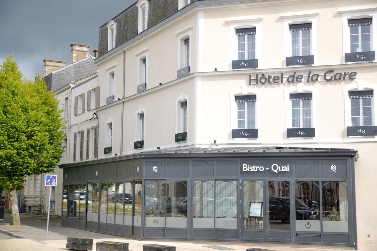 Hotel De La Gare - Restaurant Bistro Quai La Roche-sur-Yon Exterior foto